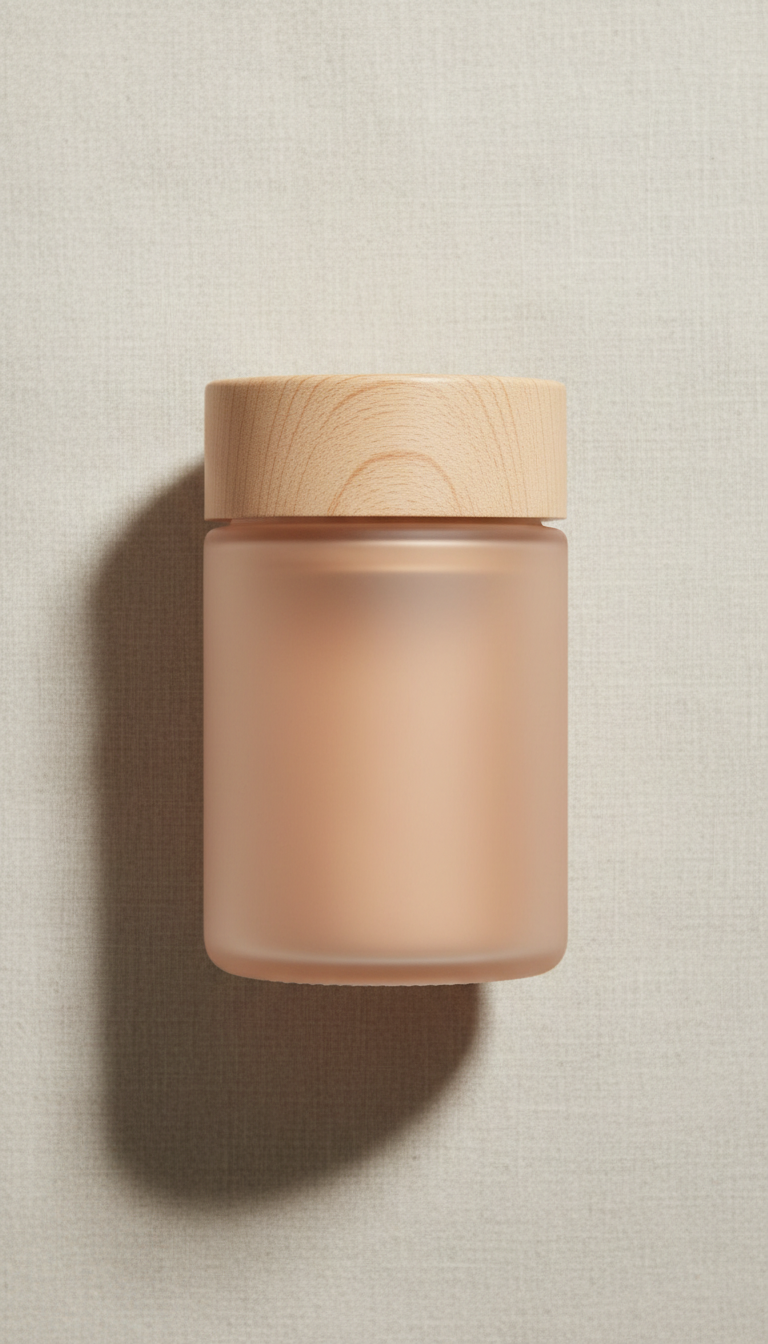 Keratin hair supplement matte jar